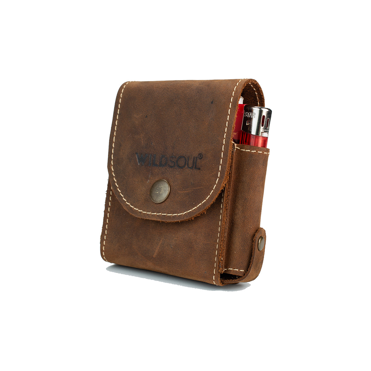 Wildsoul Cigarette Box Case Walnut Brown 01