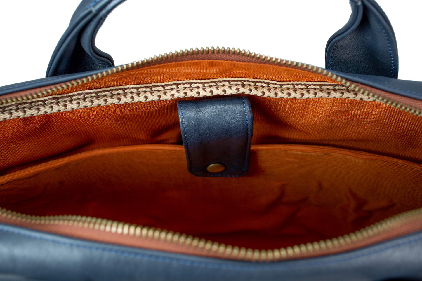 Wildsoul Double Zip Laptop Bag Midnight Blue 06