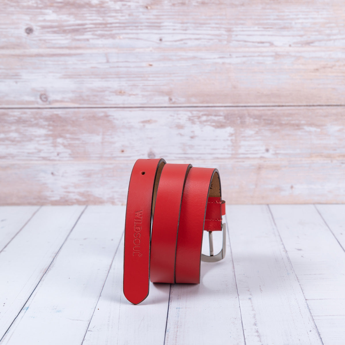 Wildsoul Plain Belt Tomato Red 05
