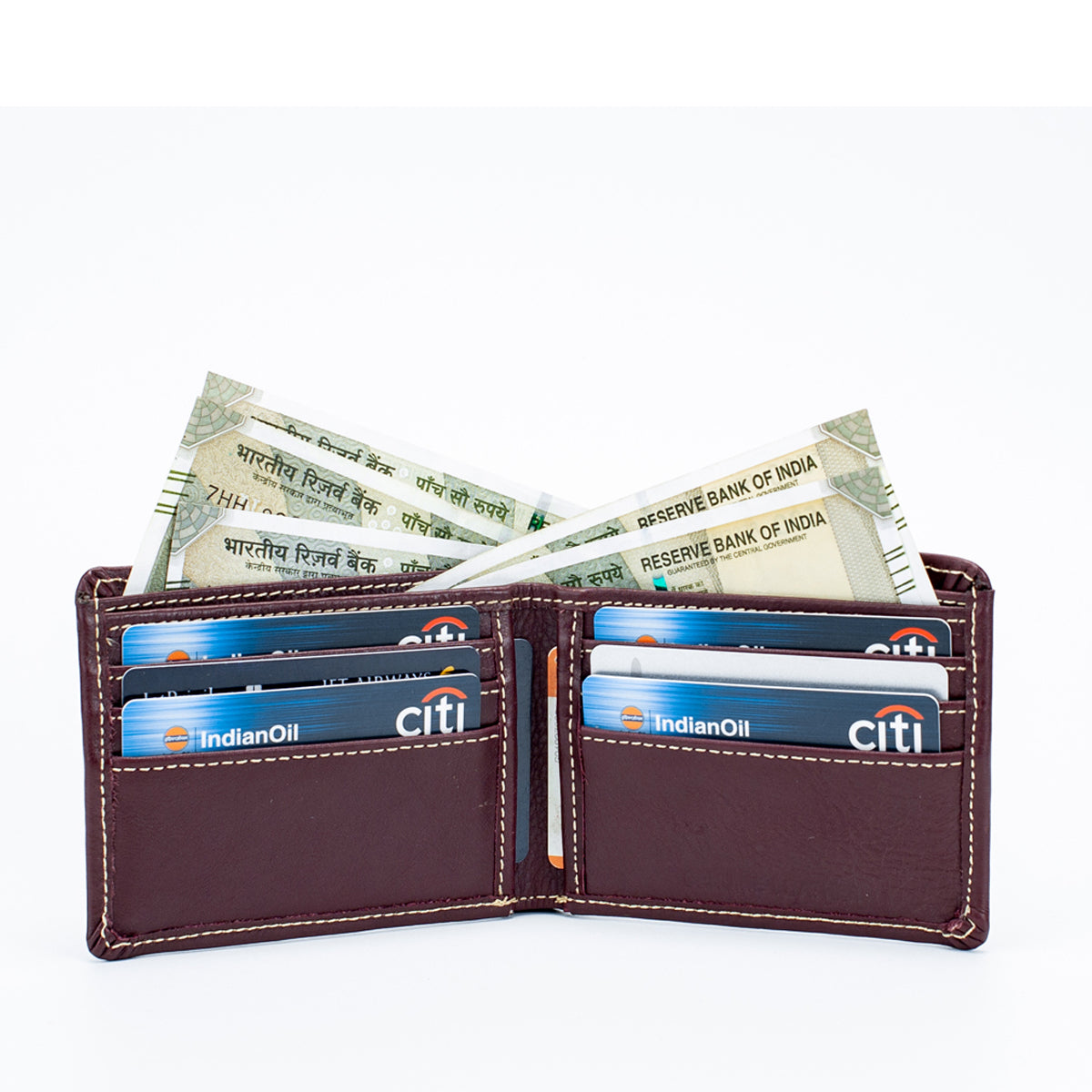Wildsoul Sleek Cash Wallet Burgundy 01
