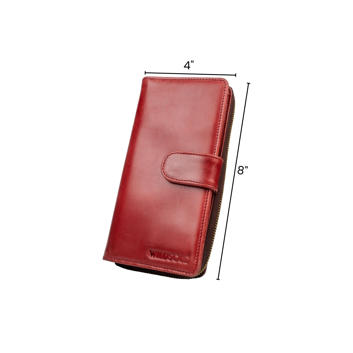 Wildsoul Zipper Wallet Cherry 
