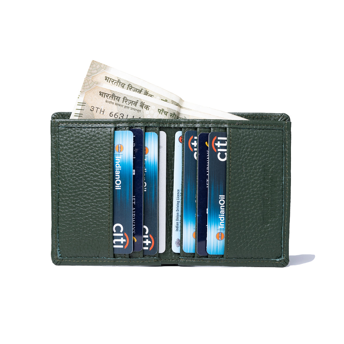 Wildsoul Bi Fold Card Wallet Emerald Green 02