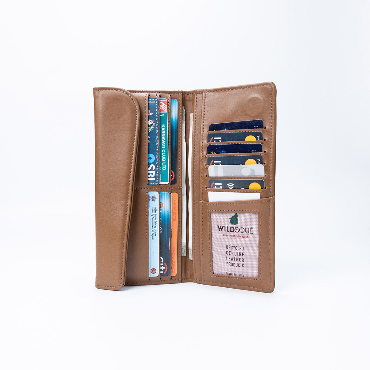 Wildsoul Bi Fold Cash Wallet Cappuccino 02 