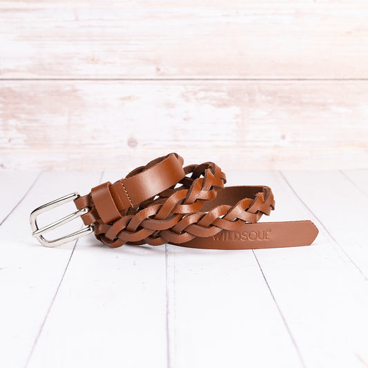Wildsoul Braided Belt Camel 08