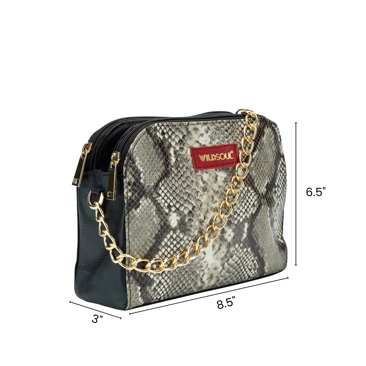 Wildsoul Chain Sling Black Python 08