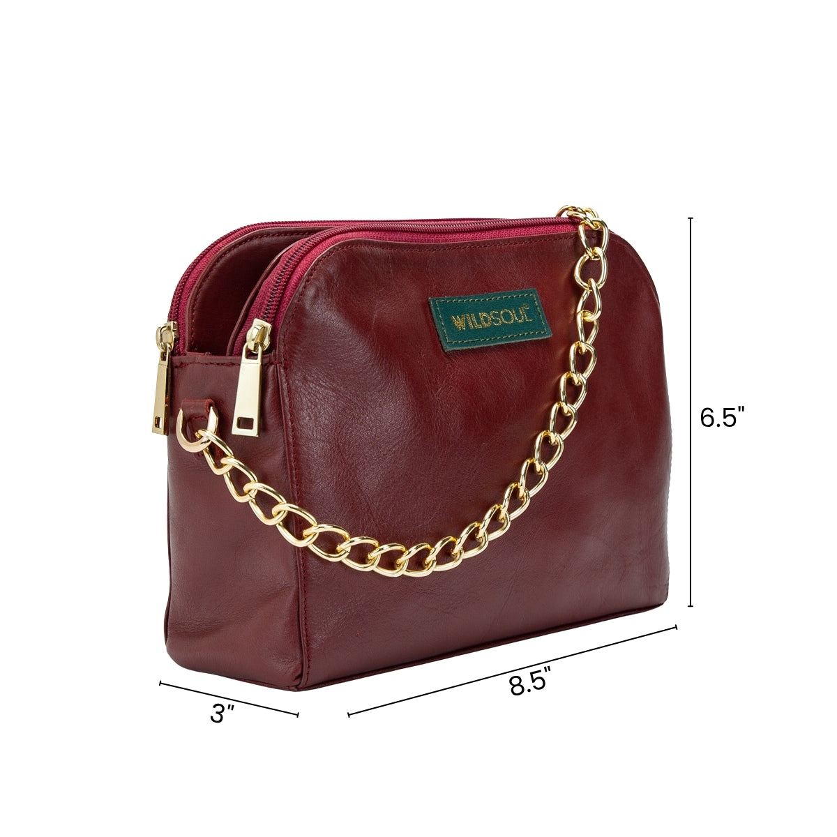 Wildsoul Chain Sling Burgundy 06
