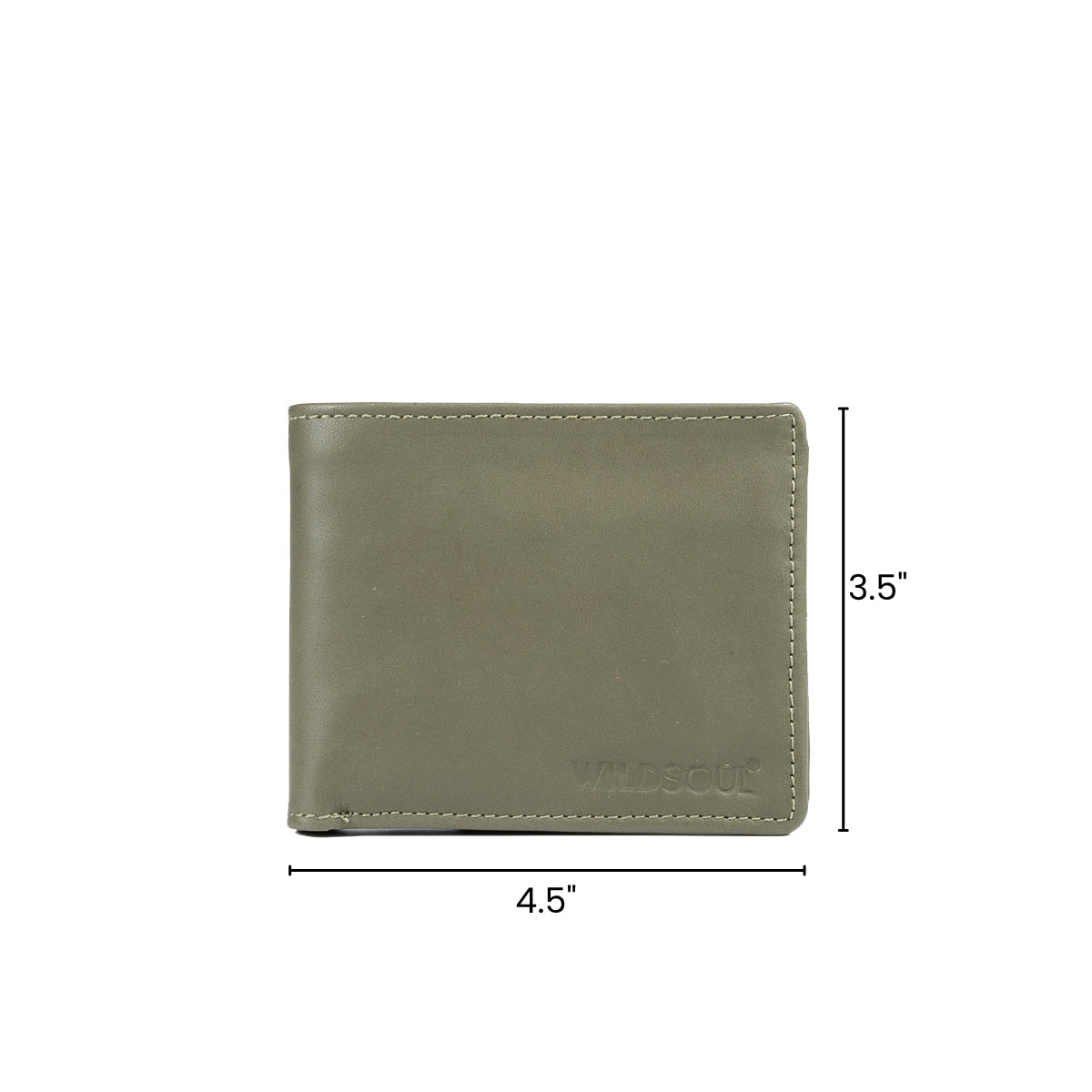 Wildsoul Classic Wallet Olive Gray 05