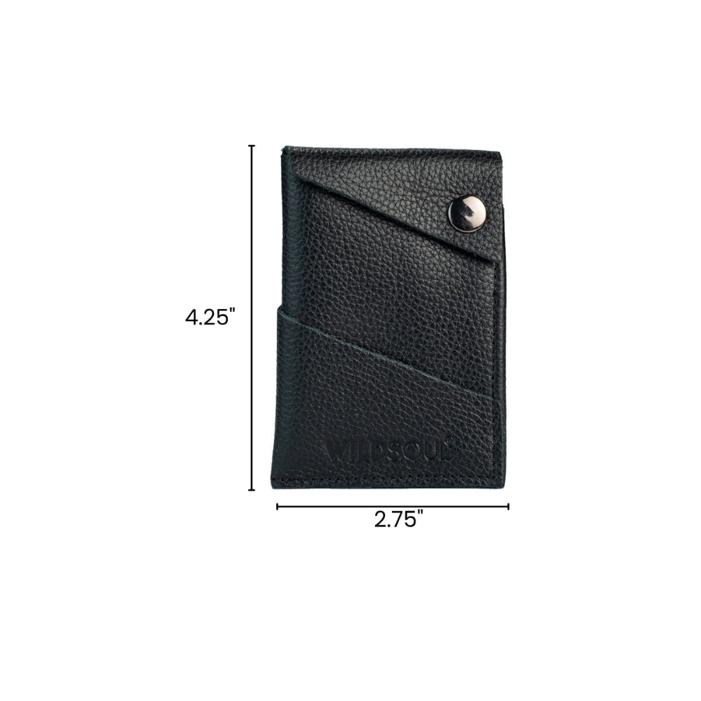 Wildsoul Clean Cut Card Holder Black 04