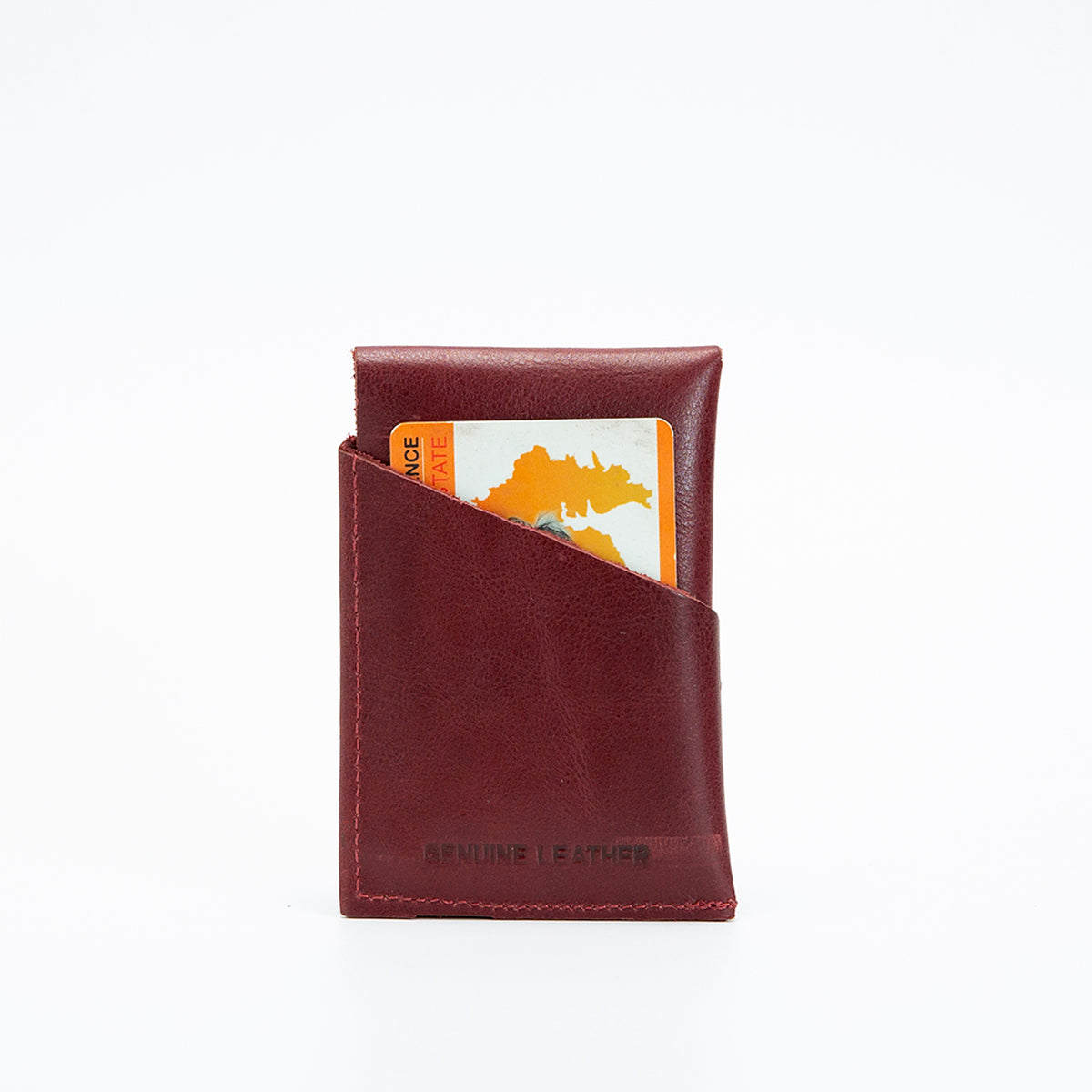 Wildsoul Clean Cut Card Holder Burgundy 04