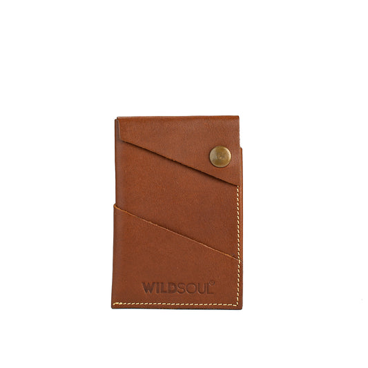 Wildsoul Clean Cut Card Holder Cinnamon 01