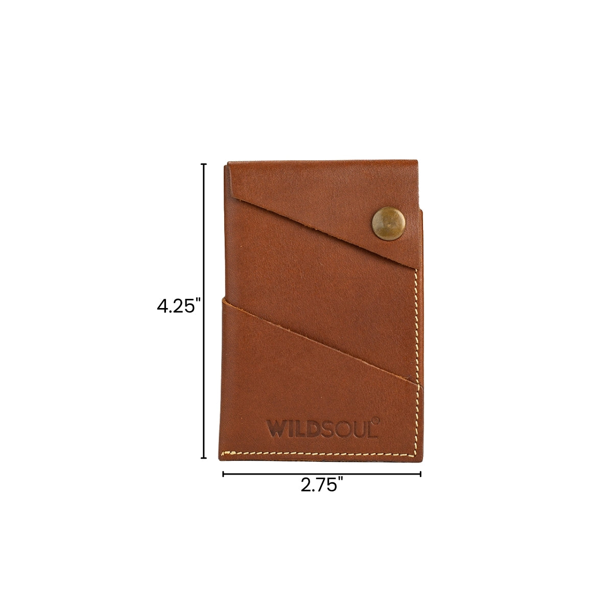 Wildsoul Clean Cut Card Holder Cinnamon 04