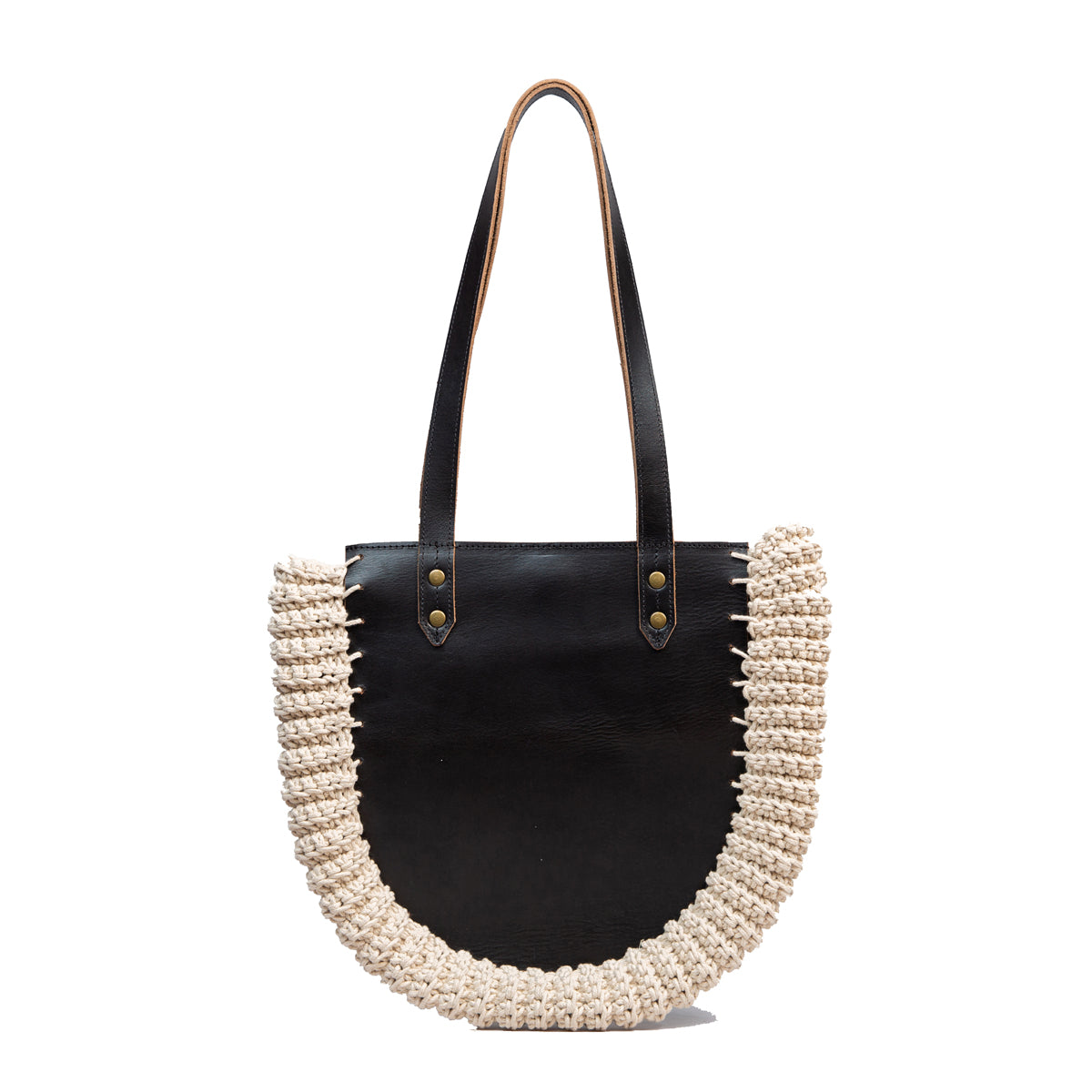 Wildsoul Crochet Tote Black 02