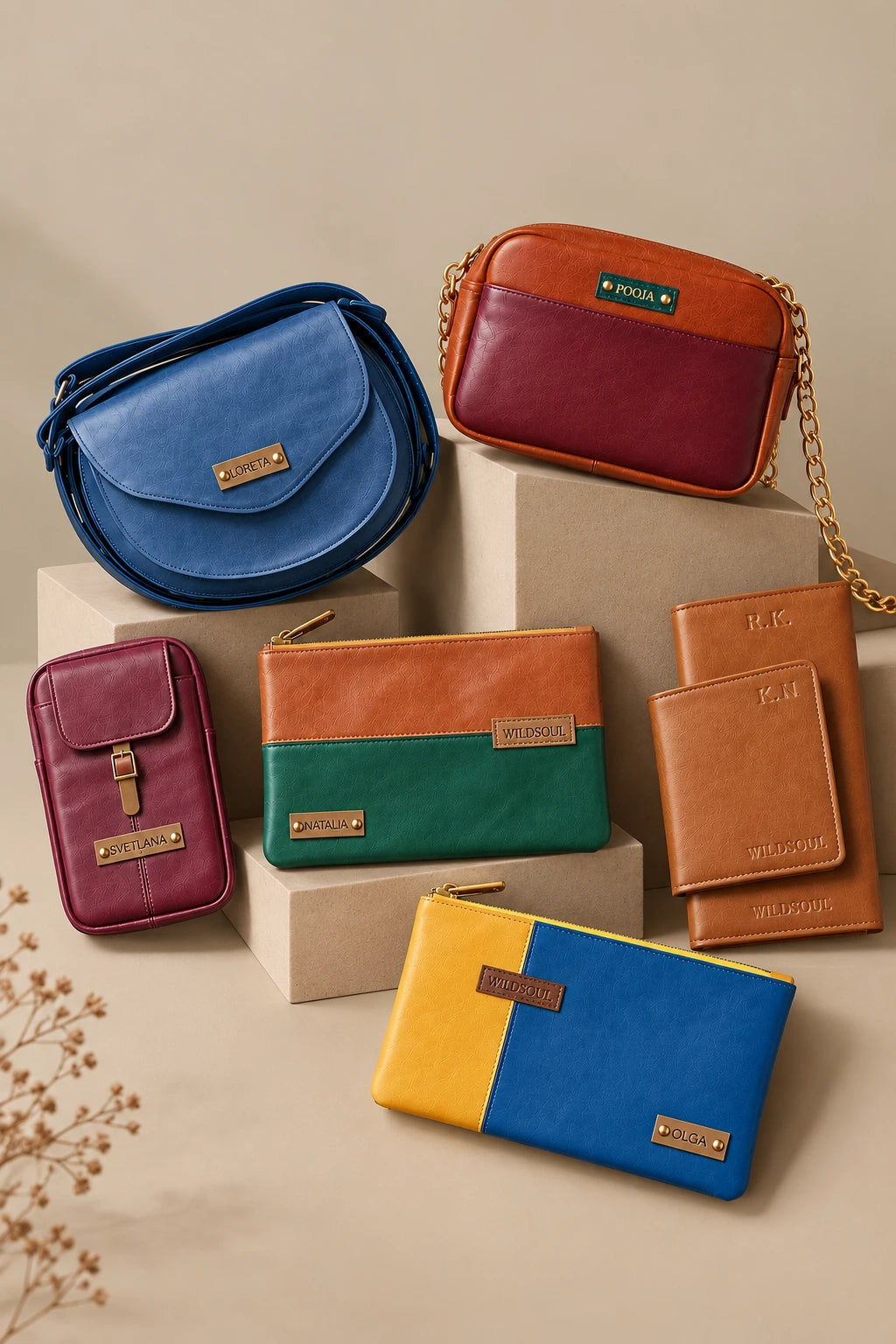 Customised leather gifts with personalised branding by WILDSOUL