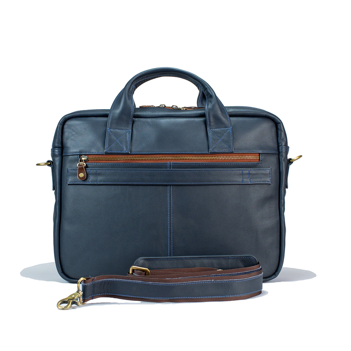 Wildsoul Double Zip Laptop Bag Midnight Blue 02