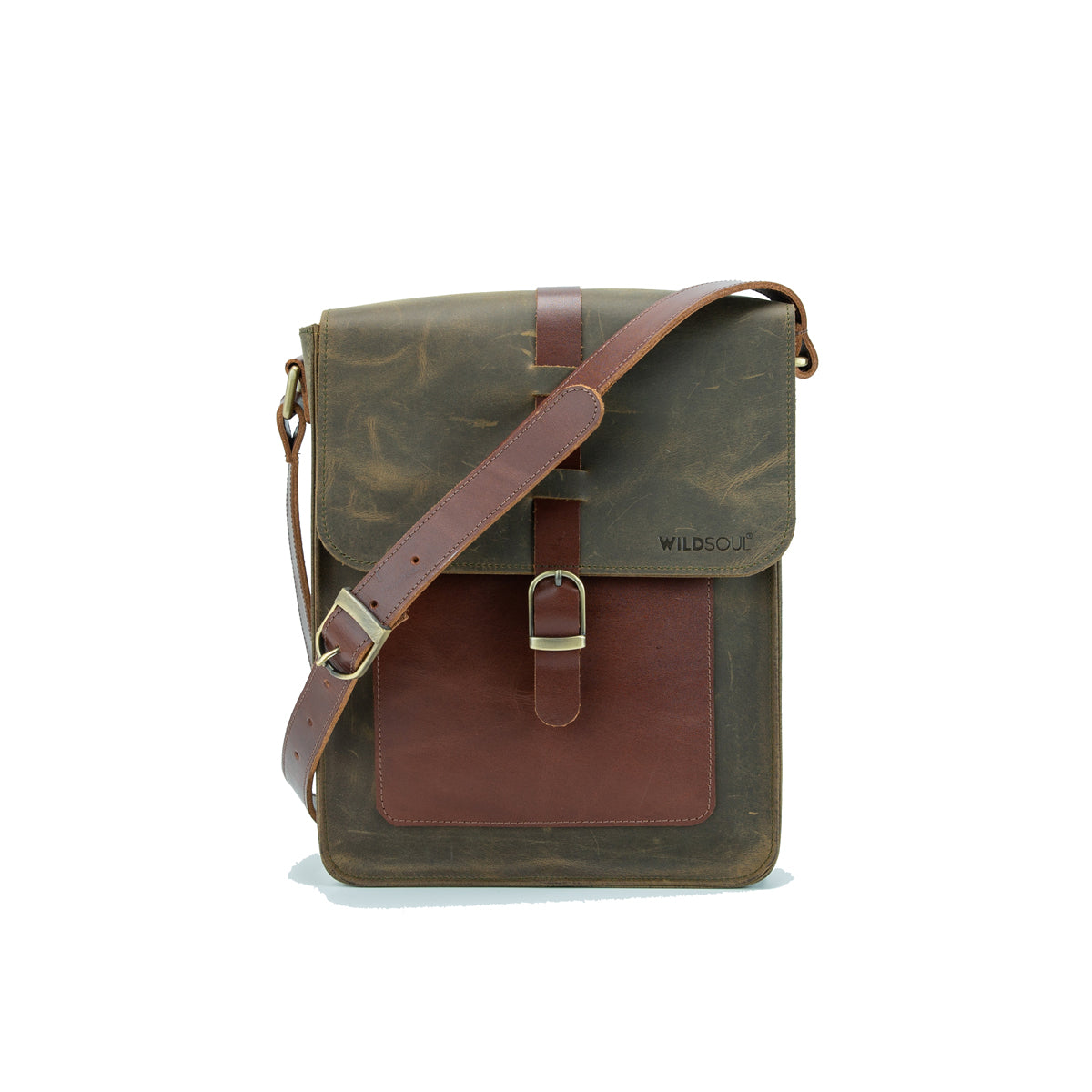 Wildsoul Messenger Bag Olive 01