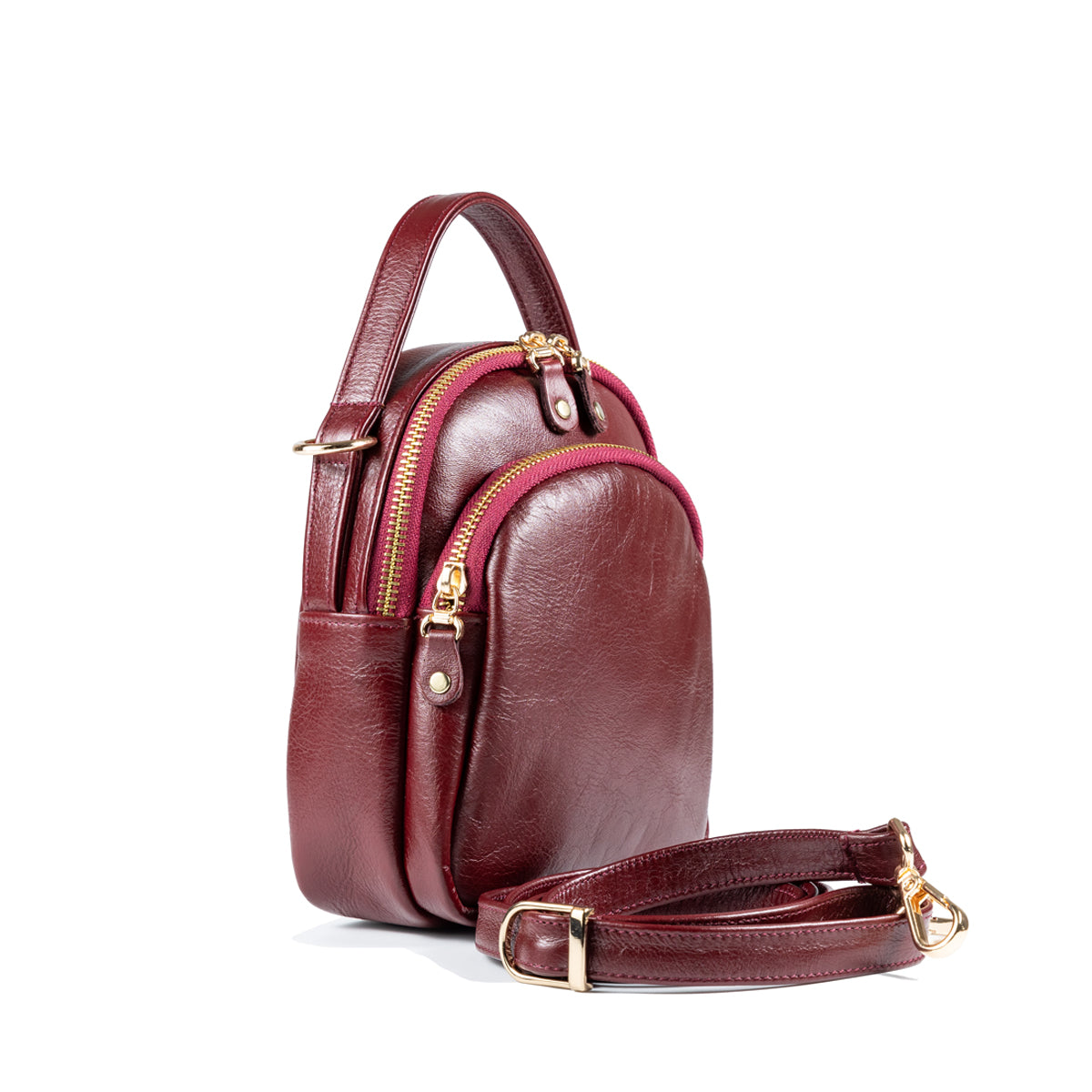 Wildsoul Mini Oval Sling Burgundy 03