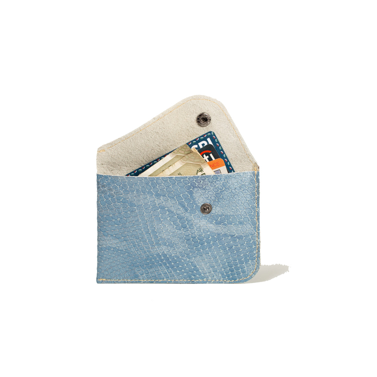 Wildsoul Minimal Card Case Blue Snake 03