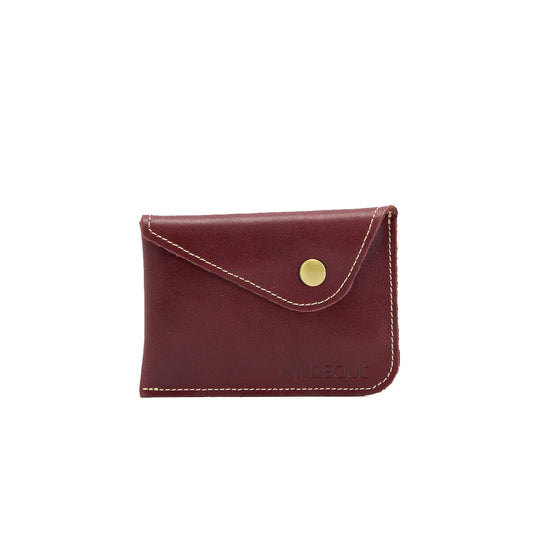 Wildsoul Minimal Card Case Burgundy 01