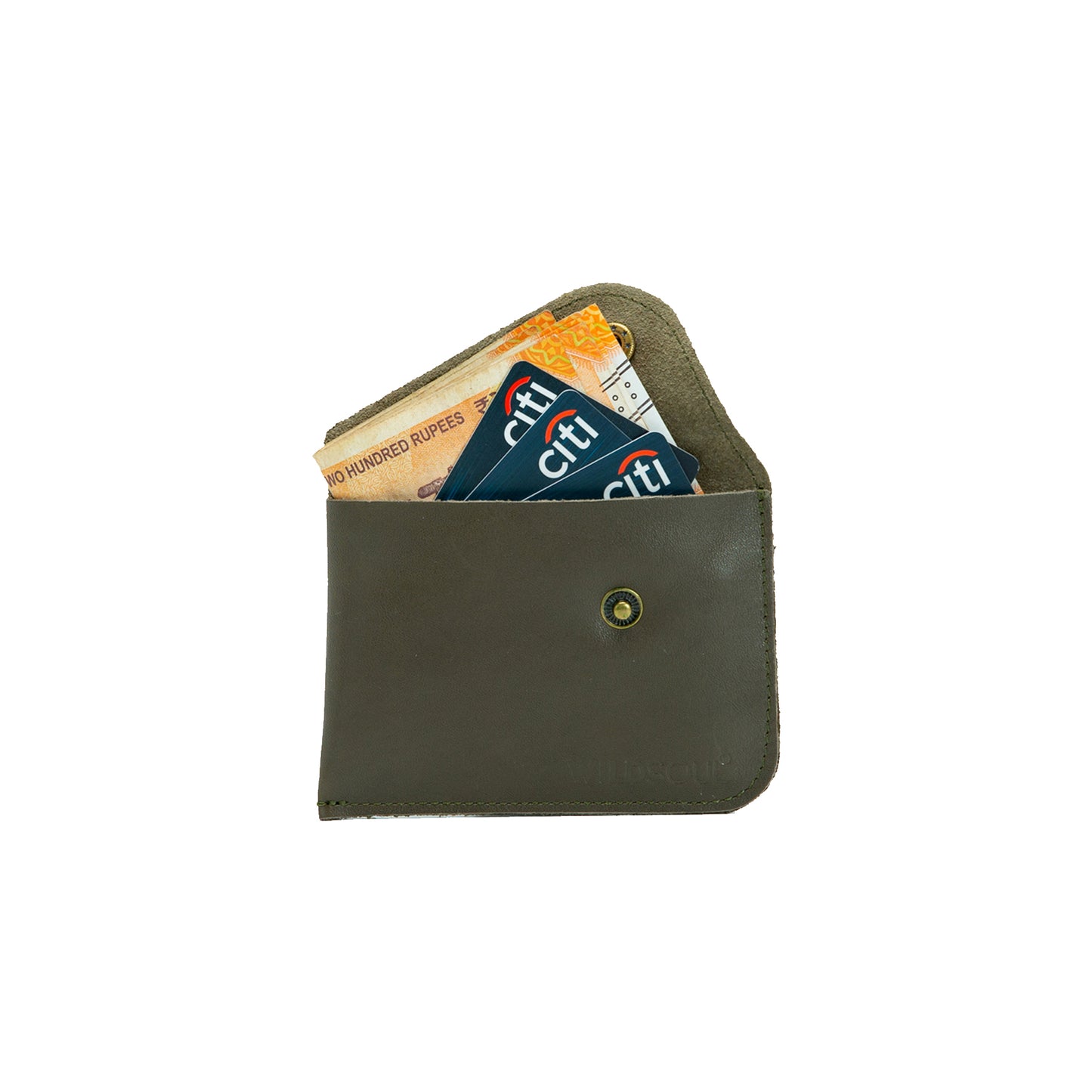 Wildsoul Minimal Card Case Olive 02