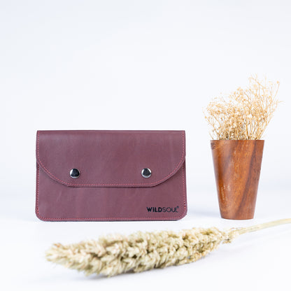 Wildsoul Minimal Wallet Burgundy 01