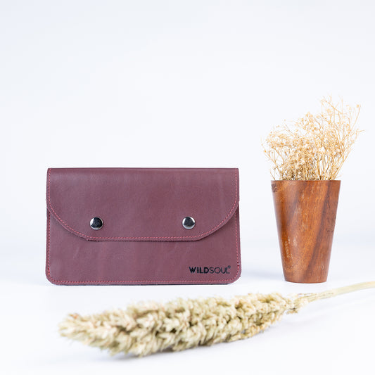 Wildsoul Minimal Wallet Burgundy 01