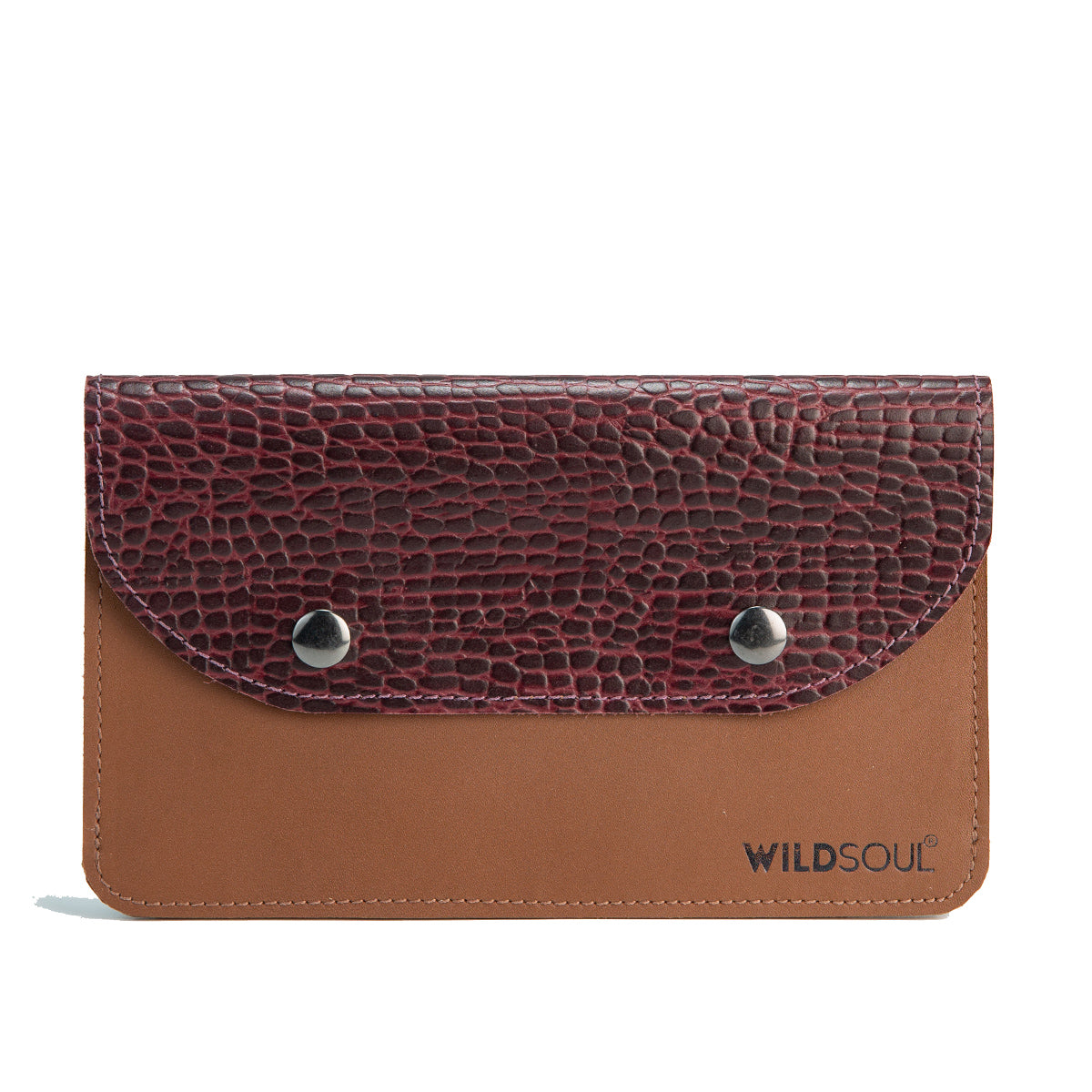 Wildsoul Minimal Wallet Sangria Croc 04