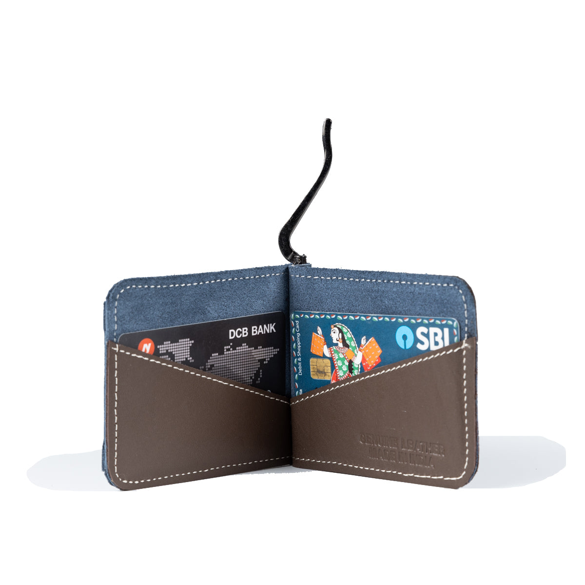 Wildsoul Money Clip Wallet Indigo 02