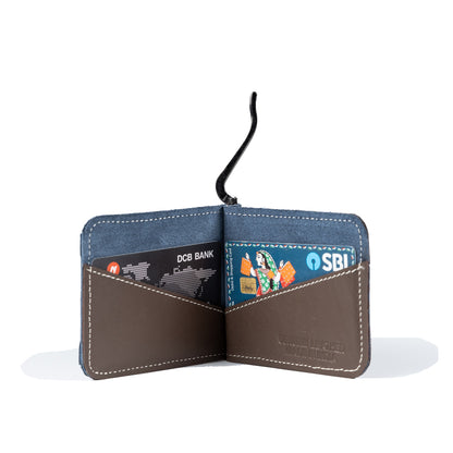 Wildsoul Money Clip Wallet Indigo 02