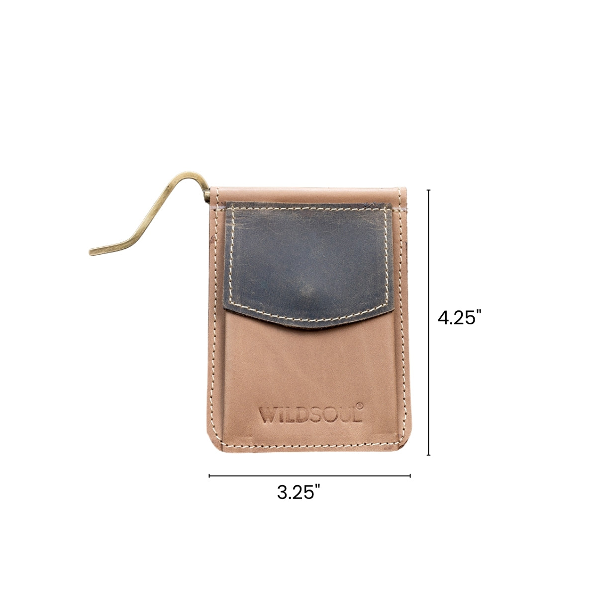 Wildsoul Money Clip Wallet Olive 06