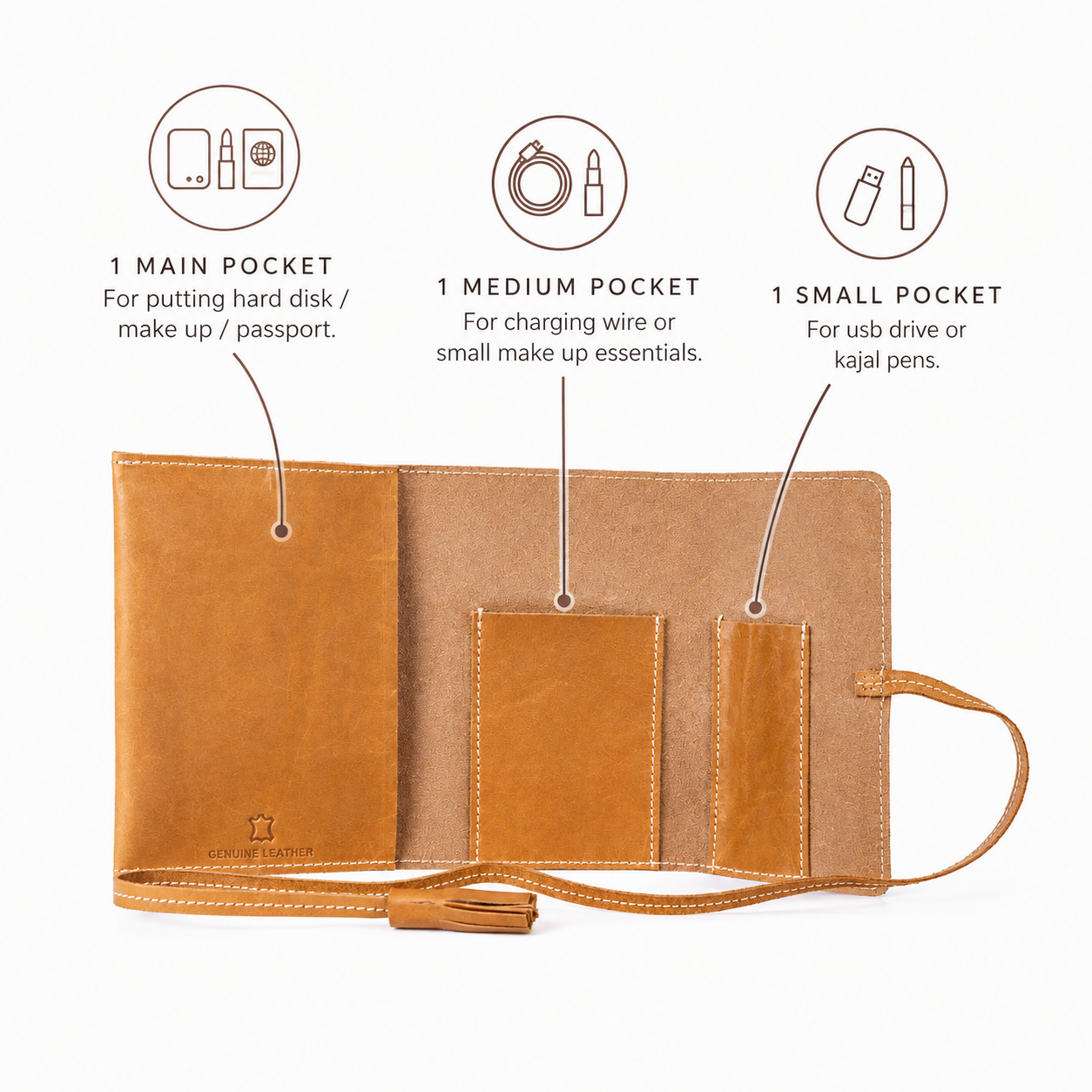 Wildsoul Multi Utility Case Camel 05