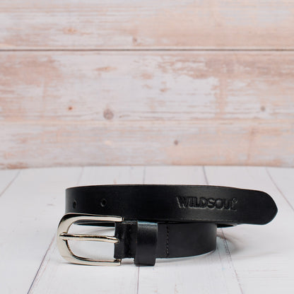 Wildsoul Plain Belt Black 08