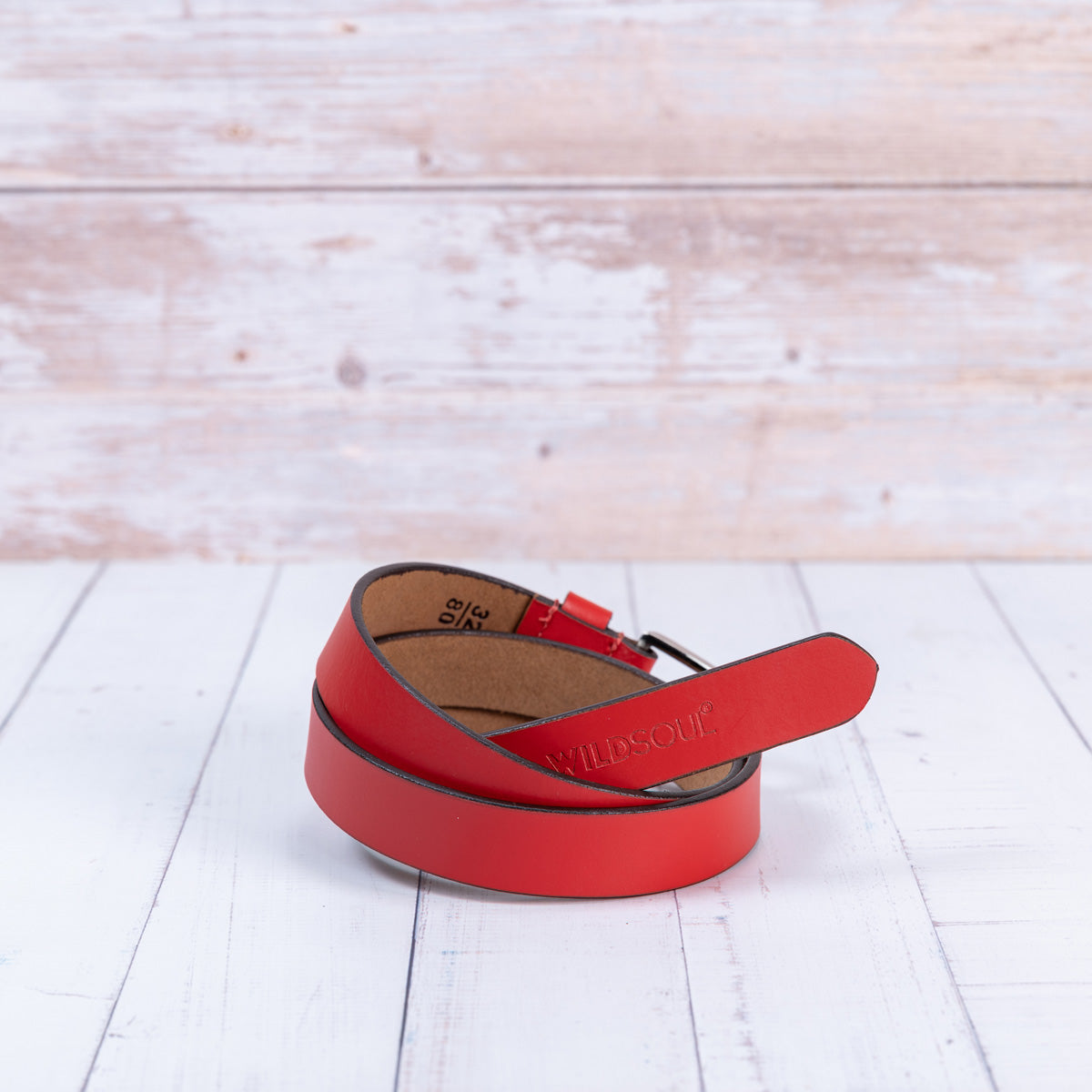 Wildsoul Plain Belt Tomato Red 02