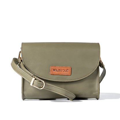 Wildsoul Round Bottom Sling Olive Gray 01
