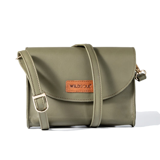 Wildsoul Round Bottom Sling Olive Gray 02