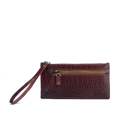 wildsoul Sleek Zip Wallet Sangria 02