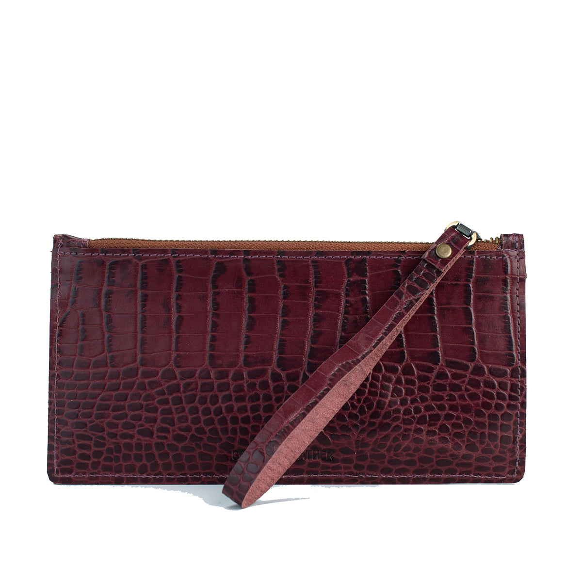 wildsoul Sleek Zip Wallet Sangria 03