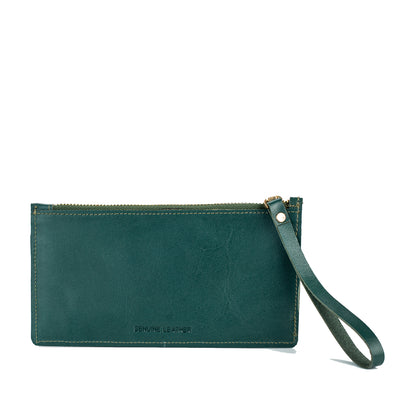 Wildsoul Sleek Zip Wallet Teal 04