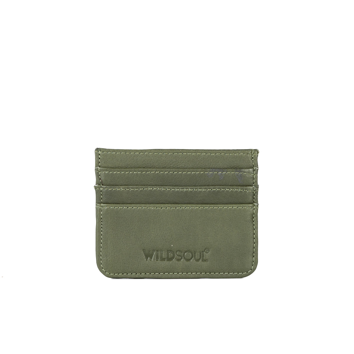 Wildsoul Slim Card Case Fresh Olive 01