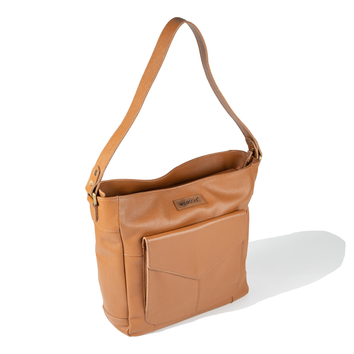 Wildsoul Slouchy Hobo Camel 01