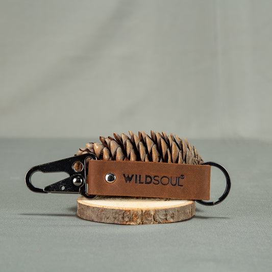 Wildsoul Smart Keychain Walnut Brown 01