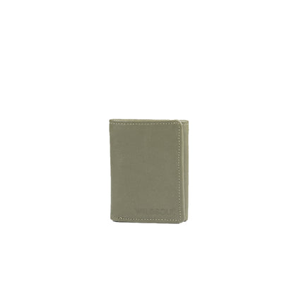 Wildsoul Tri Fold Wallet Olive Gray 01