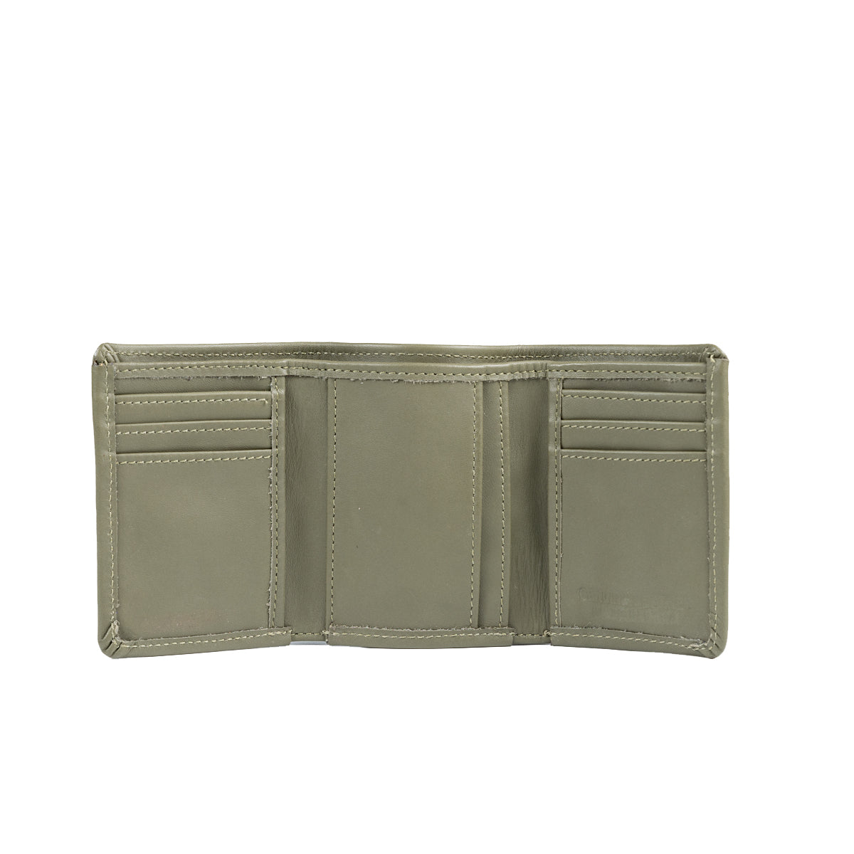 Wildsoul Tri Fold Wallet Olive Gray 02