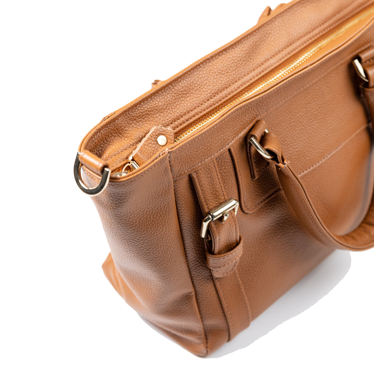Wildsoul Triangle Handbag Camel 02