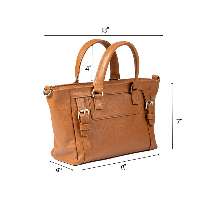 Wildsoul Triangle Handbag Camel 08