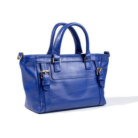 Wildsoul Triangle Handbag Electric Blue 01