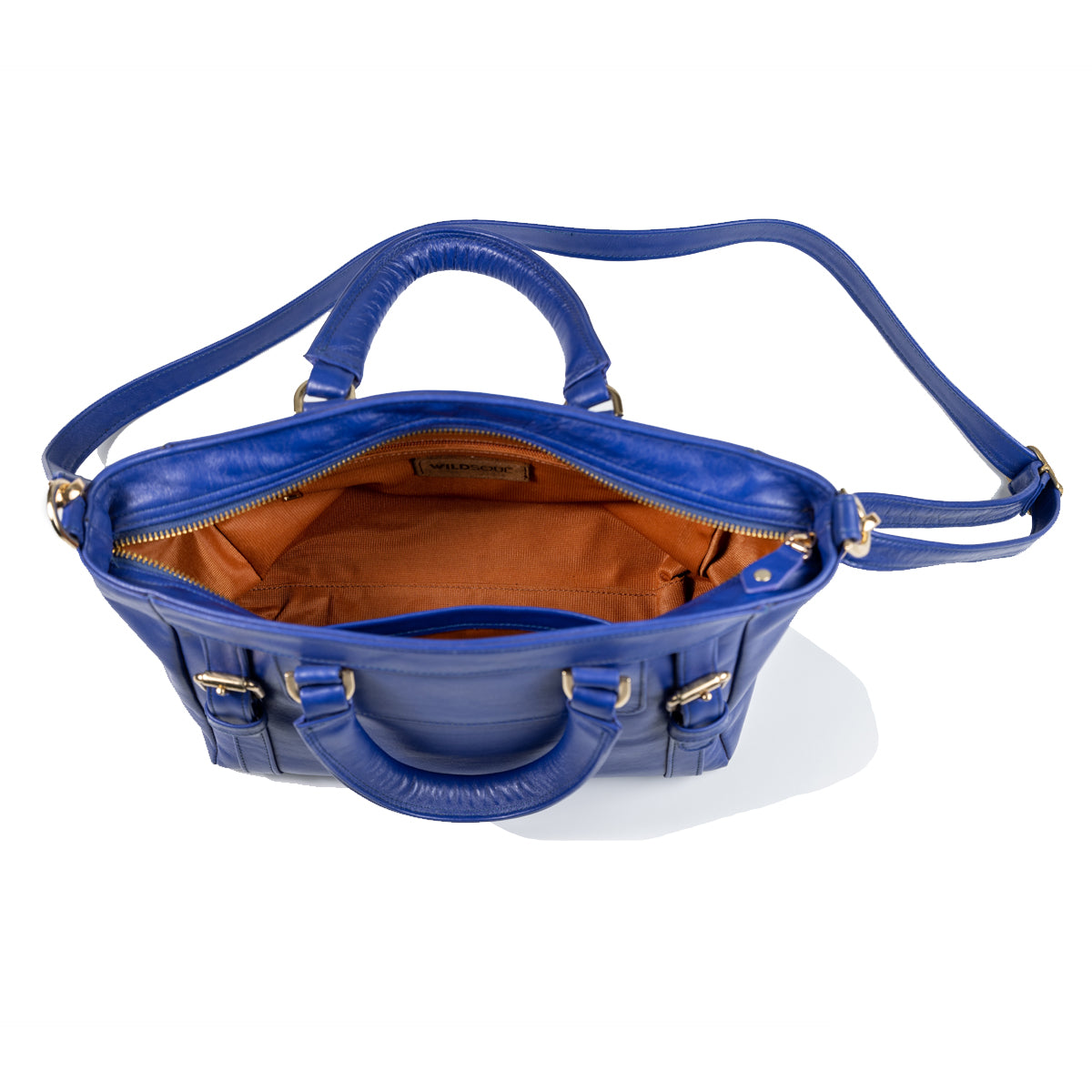 Wildsoul Triangle Handbag Electric Blue 03