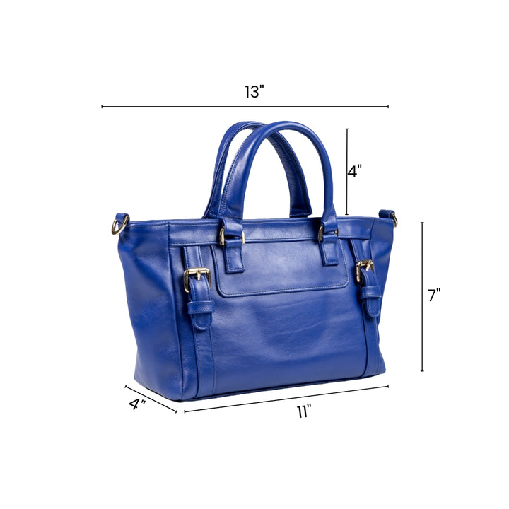 Wildsoul Triangle Handbag Electric Blue 07