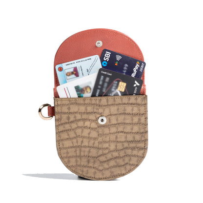 Wildsoul U Wallet Bronze Croco 03