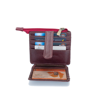 Wildsoul Unisex Wallet Burgundy 03