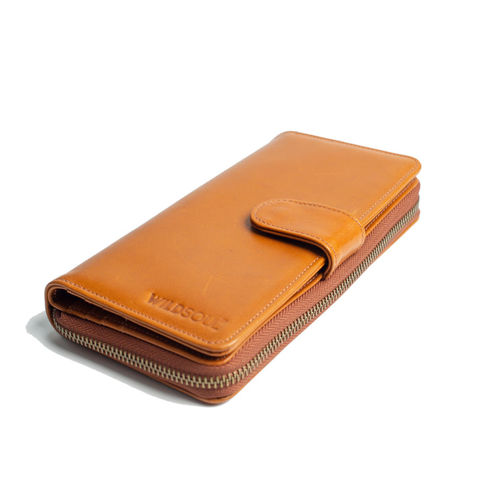 Wildsoul Zipper Wallet Ochre 04